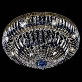 Люстра Венеция Купол пластинка под бронзу Синяя в Ижевске