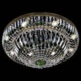 Люстра Венеция Купол пластинка под бронзу Зеленая в Ижевске