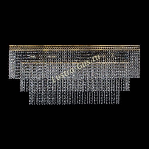 Люстра Прямоугольник Венеция №8 под бронзу в Ижевске Гусь Хрустальный