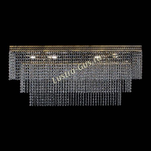 Люстра Прямоугольник Венеция №8 под бронзу в Ижевске Гусь Хрустальный