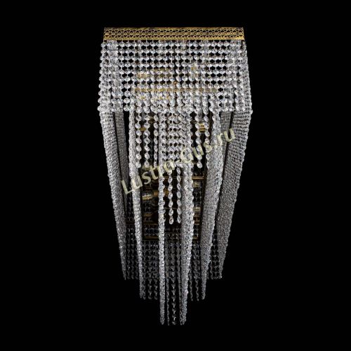 Люстра Прямоугольник Венеция №8 под бронзу в Ижевске Гусь Хрустальный