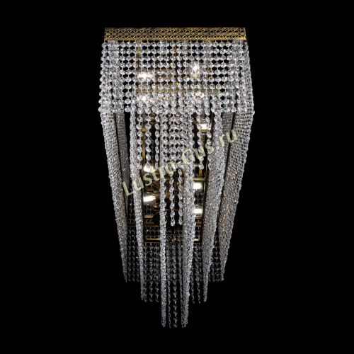 Люстра Прямоугольник Венеция №8 под бронзу в Ижевске Гусь Хрустальный