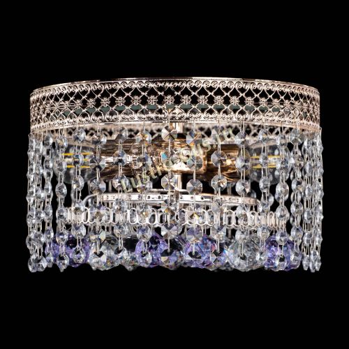 Люстра Венеция шар №2 фиолетовая в Ижевске Гусь Хрустальный