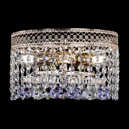 Люстра Венеция шар №2 фиолетовая в Ижевске Гусь Хрустальный