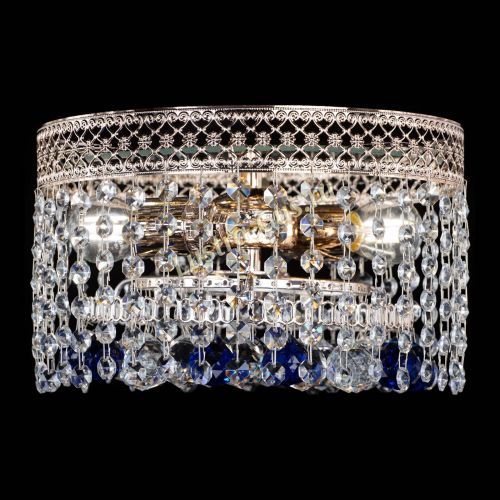 Люстра Венеция шар №2 синяя в Ижевске Гусь Хрустальный