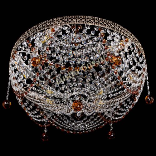 Люстра Венеция Жасмин чайная в Ижевске Гусь Хрустальный