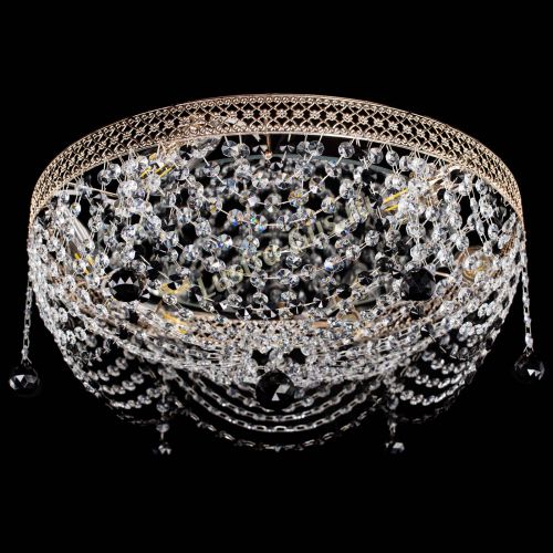 Люстра Венеция Жасмин черная в Ижевске Гусь Хрустальный