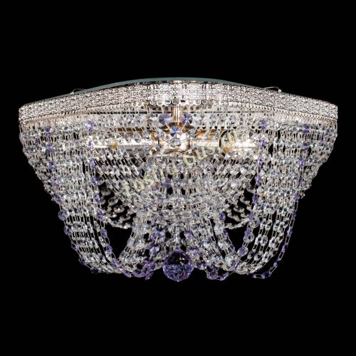 Люстра Верона Токката №5 фиолетовая в Ижевске Гусь Хрустальный