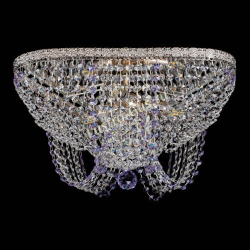 Люстра Верона Токката №5 фиолетовая в Ижевске Гусь Хрустальный