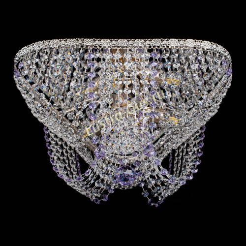 Люстра Верона Токката №5 фиолетовая в Ижевске Гусь Хрустальный