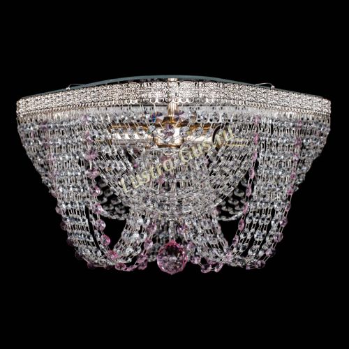 Люстра Верона Токката №5 розовая в Ижевске Гусь Хрустальный