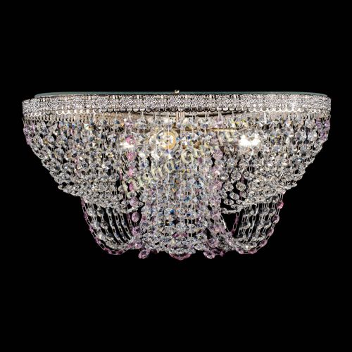 Люстра Верона Токката №5 розовая в Ижевске Гусь Хрустальный