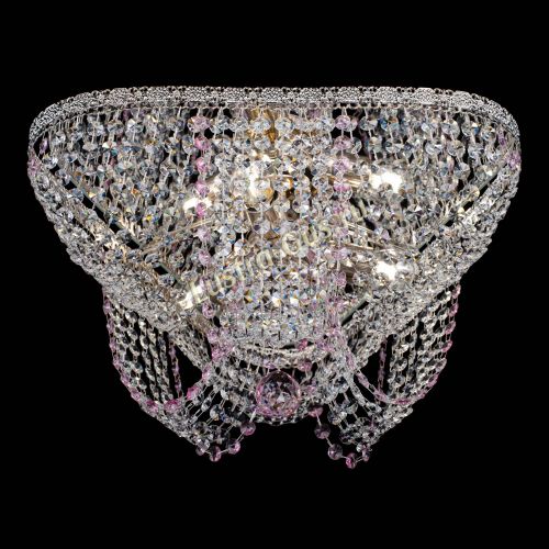 Люстра Верона Токката №5 розовая в Ижевске Гусь Хрустальный