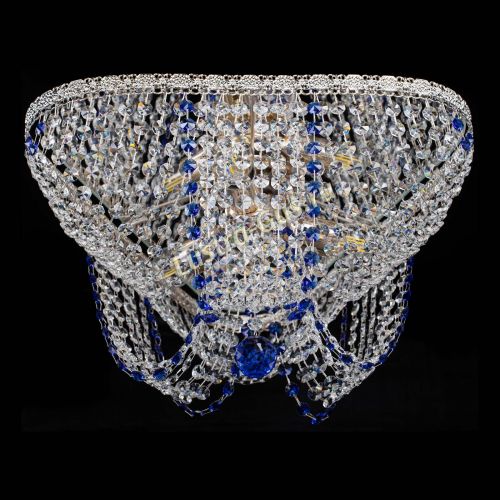 Люстра Верона Токката №5 синяя в Ижевске Гусь Хрустальный