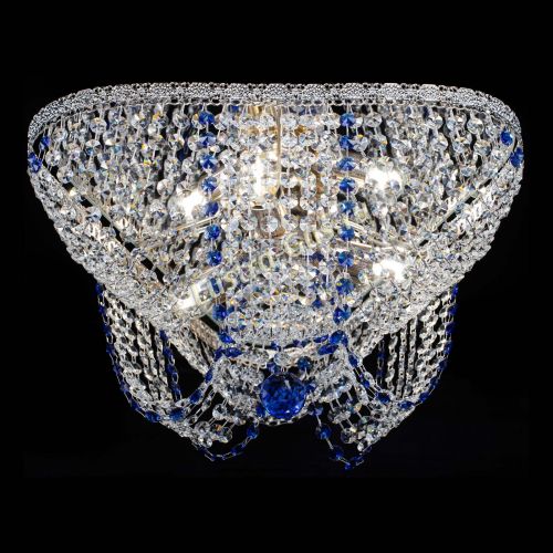 Люстра Верона Токката №5 синяя в Ижевске Гусь Хрустальный