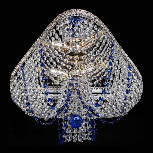 Люстра Верона Токката №5 синяя в Ижевске Гусь Хрустальный