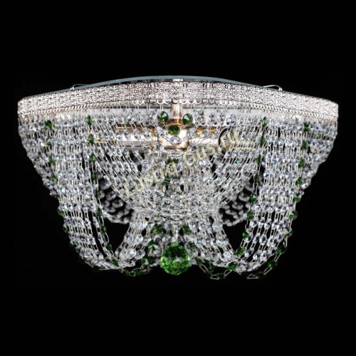 Люстра Верона Токката №5 зеленая в Ижевске Гусь Хрустальный