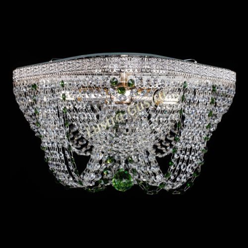 Люстра Верона Токката №5 зеленая в Ижевске Гусь Хрустальный