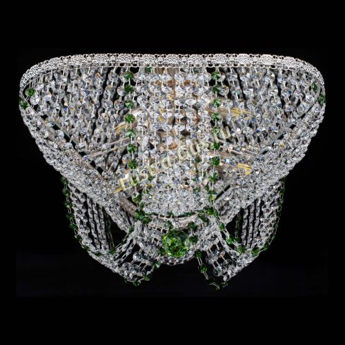 Люстра Верона Токката №5 зеленая в Ижевске Гусь Хрустальный