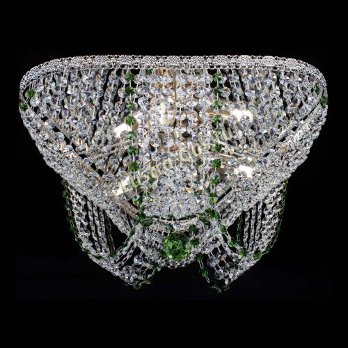 Люстра Верона Токката №5 зеленая в Ижевске Гусь Хрустальный