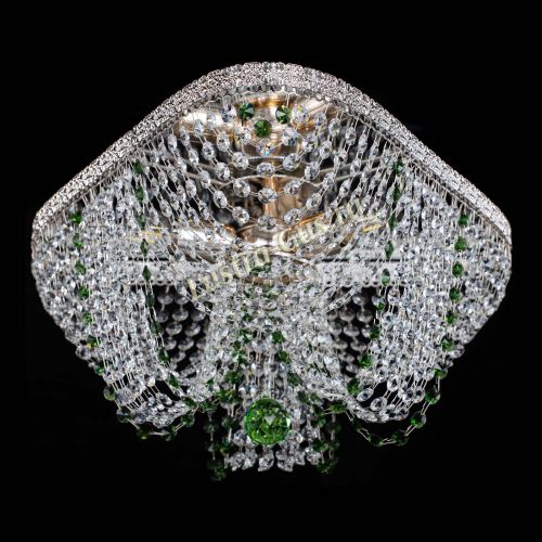 Люстра Верона Токката №5 зеленая в Ижевске Гусь Хрустальный