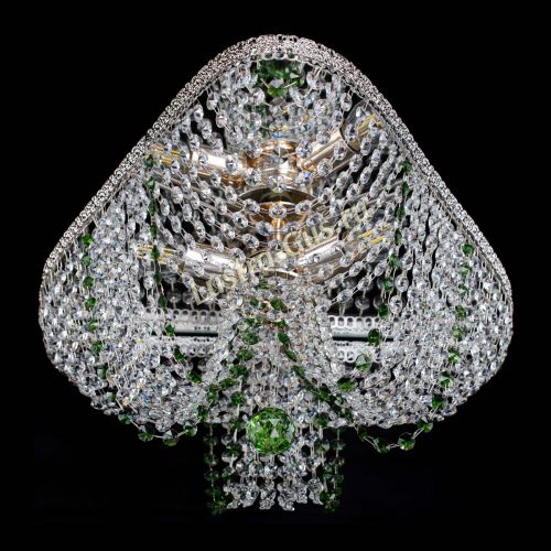 Люстра Верона Токката №5 зеленая в Ижевске Гусь Хрустальный