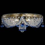 Люстра Виктория Синяя под бронзу в Ижевске