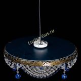 Люстра Виктория Синяя под бронзу в Ижевске