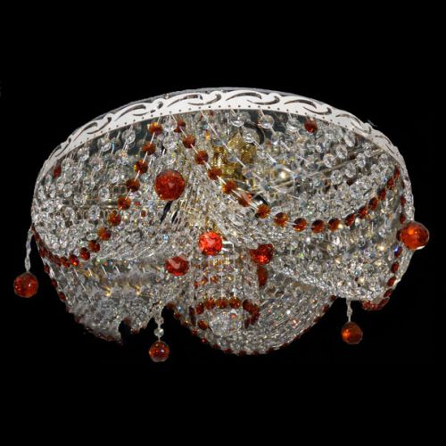 Люстра Виктория 800 мм цветная в Ижевске Гусь Хрустальный