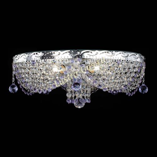 Люстра Виктория фиолетовая в Ижевске Гусь Хрустальный