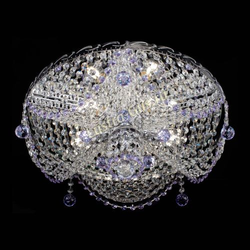 Люстра Виктория фиолетовая в Ижевске Гусь Хрустальный