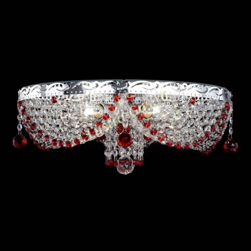 Люстра Виктория красная в Ижевске Гусь Хрустальный