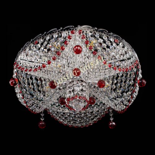 Люстра Виктория красная в Ижевске Гусь Хрустальный