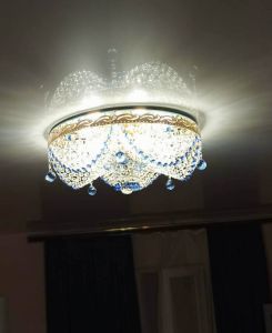 Люстра Виктория Синяя в Ижевске отзыв и фото покупателя