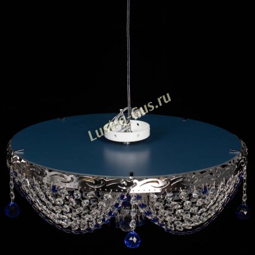 Люстра Виктория Синяя в Ижевске Гусь Хрустальный