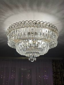 Люстра Хрустальный Каскад Перо в Ижевске отзыв и фото покупателя