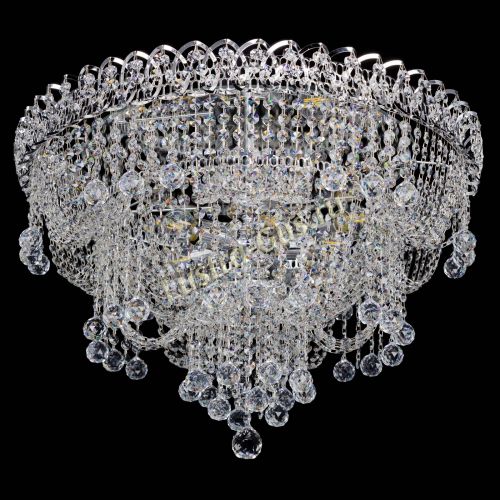 Люстра Водопад Софья №8 в Ижевске Гусь Хрустальный