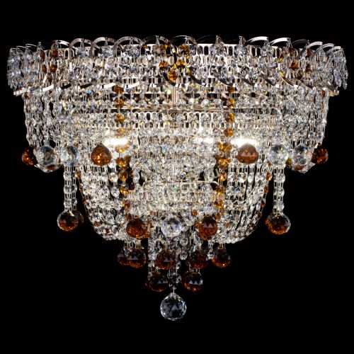 Люстра Водопад Софья чайная в Ижевске Гусь Хрустальный