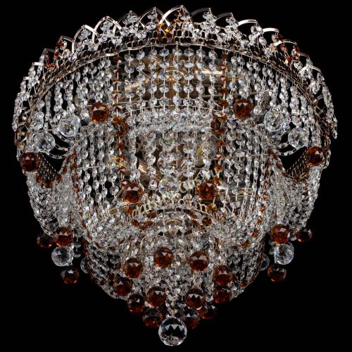 Люстра Водопад Софья чайная в Ижевске Гусь Хрустальный