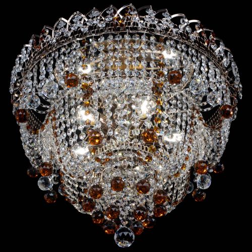 Люстра Водопад Софья чайная в Ижевске Гусь Хрустальный