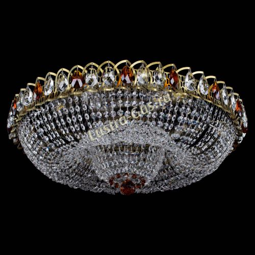 Люстра Водоворот Купол под бронзу Чайный в Ижевске Гусь Хрустальный