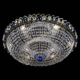 Люстра Водоворот Купол под бронзу Синий в Ижевске