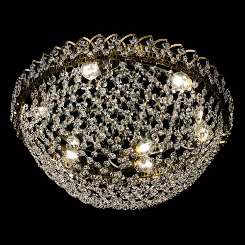 Люстра Водоворот Сетка Обтикон под бронзу в Ижевске Гусь Хрустальный