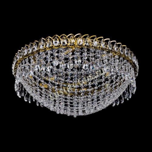 Люстра Водоворот Сетка 8 ламп под бронзу в Ижевске Гусь Хрустальный