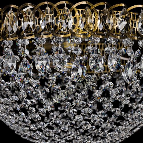 Люстра Водоворот Сетка под бронзу в Ижевске Гусь Хрустальный