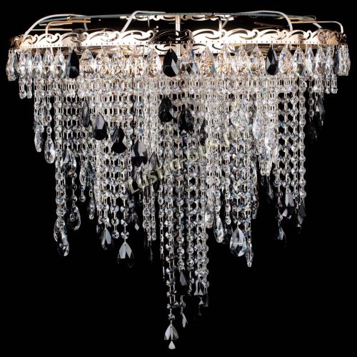 Люстра Вьюга черная в Ижевске Гусь Хрустальный