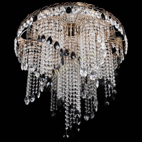 Люстра Вьюга черная в Ижевске Гусь Хрустальный