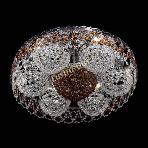 Люстра Вьюга №3 чайная в Ижевске Гусь Хрустальный