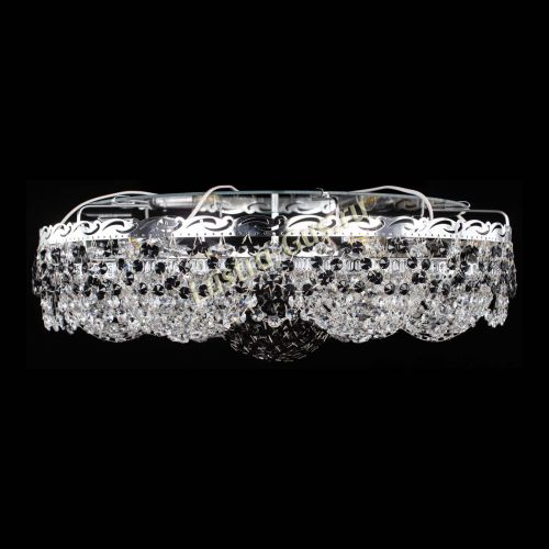 Люстра Вьюга №3 черная в Ижевске Гусь Хрустальный