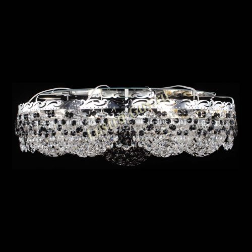 Люстра Вьюга №3 черная в Ижевске Гусь Хрустальный